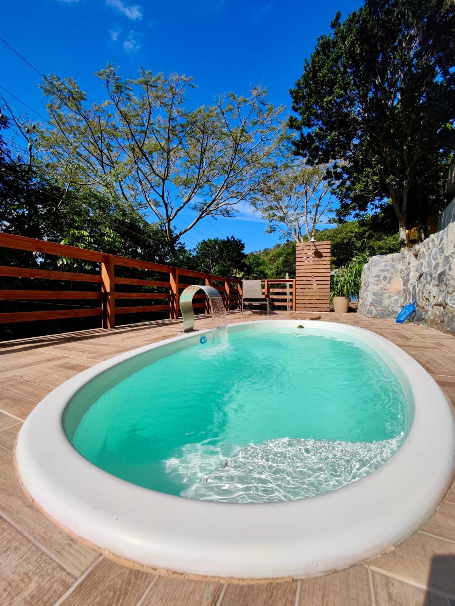 Gray House - Com Piscina Pertinho Do Mar! Villa Palhoca Exterior photo