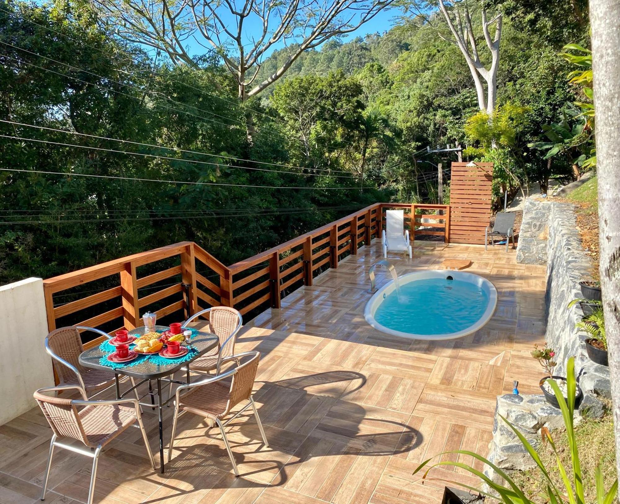Gray House - Com Piscina Pertinho Do Mar! Villa Palhoca Exterior photo